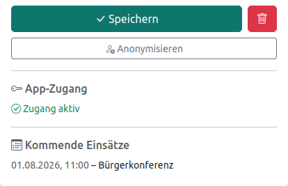 Nutzer angelegt